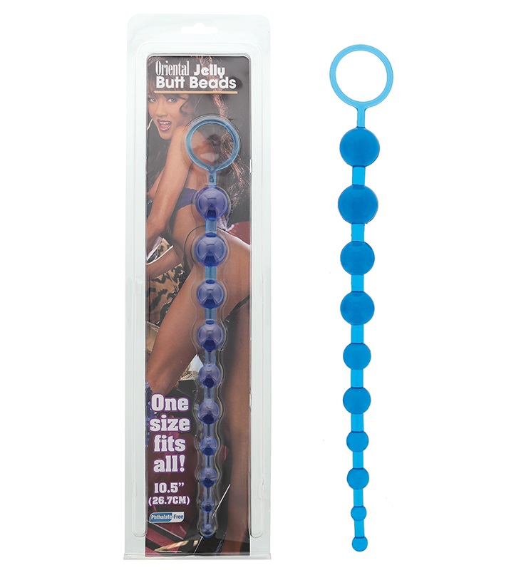 t110500 - Анальная цепочка "Blue Oriental Butt Beads" t110500 - Анальная цепочка "Blue Oriental Butt Beads"