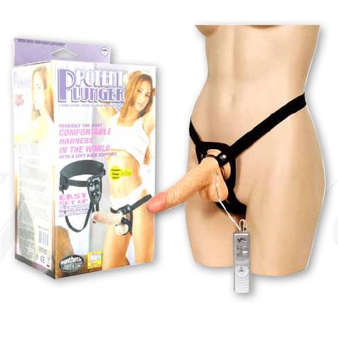 t111070 - Страпон "Potent Plunger Harness With 8 Vibrator" t111070 - Страпон "Potent Plunger Harness With 8 Vibrator"