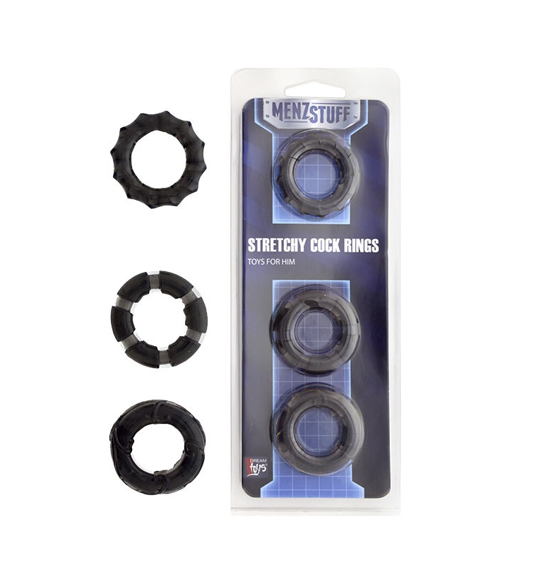 dd20834 - Набор колец "Stretchy Cock Rings" dd20834 - Набор колец "Stretchy Cock Rings"