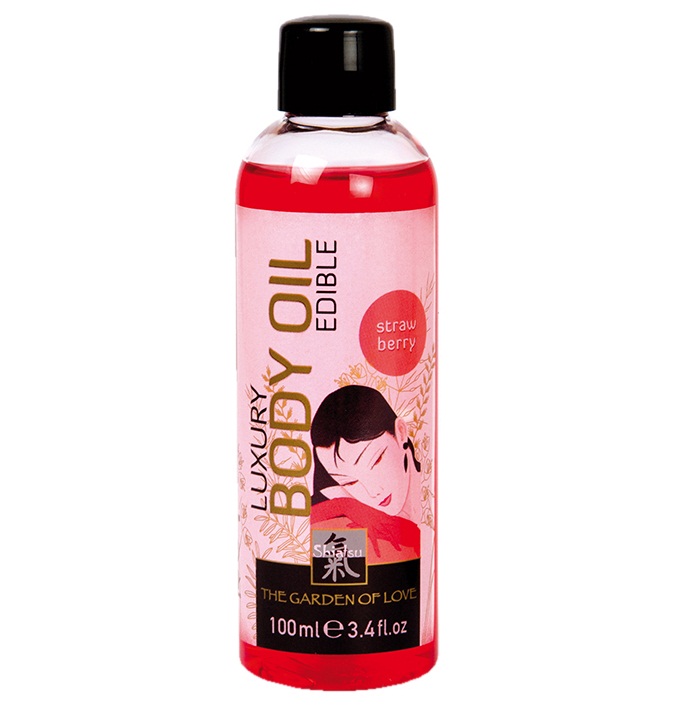 ht66016 - Массажное масло "Shiatsu Strawberry", 100 ml ht66016 - Массажное масло "Shiatsu Strawberry", 100 ml