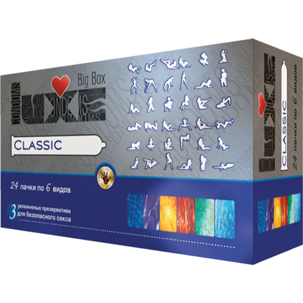 con00004 - Презервативы "Luxe Big Box - Classic", 3 шт. con00004 - Презервативы "Luxe Big Box - Classic", 3 шт.
