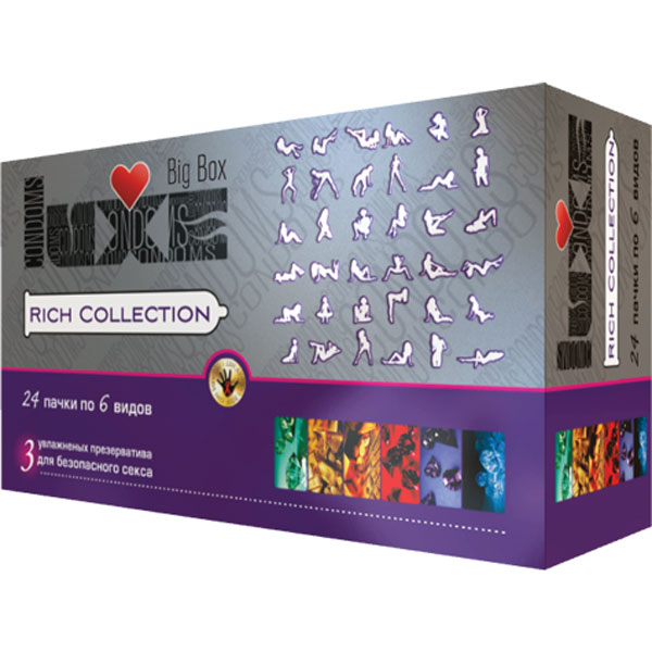 con00223 - Презервативы "Luxe Big Box - Rich Collection", 3 шт. con00223 - Презервативы "Luxe Big Box - Rich Collection", 3 шт.