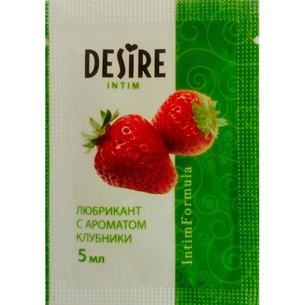 rp00154 - Орально-вагинальная смазка "Desire - Клубника", 5 ml rp00154 - Орально-вагинальная смазка "Desire - Клубника", 5 ml