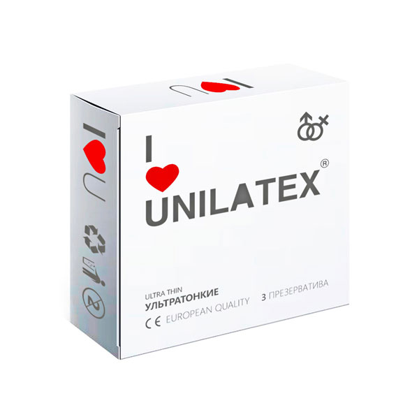 con90008 - Презервативы "Unilatex Ultrathin", 3 шт. con90008 - Презервативы "Unilatex Ultrathin", 3 шт.