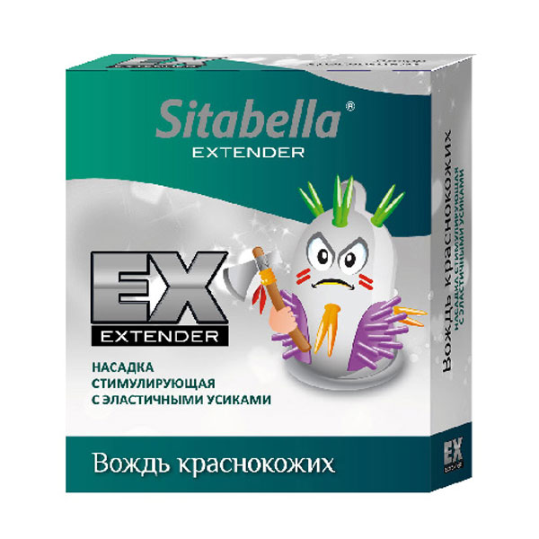 sk1407 - Насадка-презерватив "Sitabella Extender - Вождь Краснокожих", 1 шт. sk1407 - Насадка-презерватив "Sitabella Extender - Вождь Краснокожих", 1 шт.