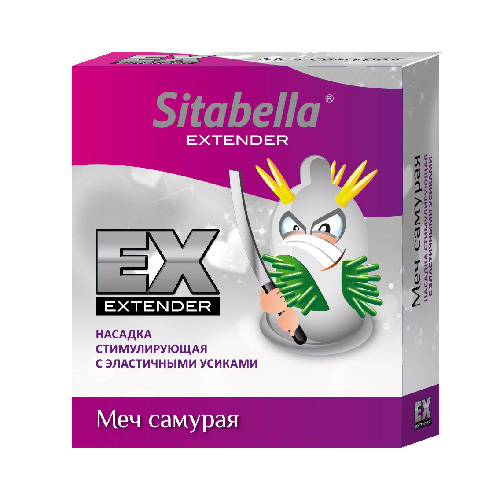 sk1411 - Насадка-презерватив "Sitabella Extender - Меч Самурая", 1 шт. sk1411 - Насадка-презерватив "Sitabella Extender - Меч Самурая", 1 шт.
