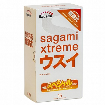 con00134 - Презервативы "Sagami Xtreme", 15 шт. con00134 - Презервативы "Sagami Xtreme", 15 шт.