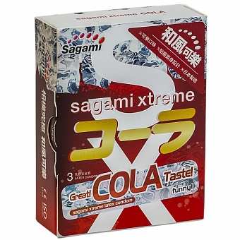 con00002 - Презервативы "Sagami Xtreme Cola", 3 шт. con00002 - Презервативы "Sagami Xtreme Cola", 3 шт.