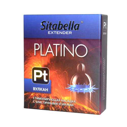 sk1419 - Насадка-презерватив "Sitabella Extender Platino Вулкан", 1 шт. sk1419 - Насадка-презерватив "Sitabella Extender Platino Вулкан", 1 шт.