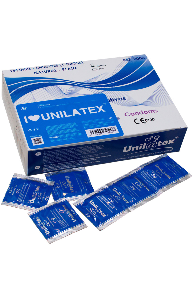 con90003 - Презервативы "Unilatex Natural Plain", 144 шт. con90003 - Презервативы "Unilatex Natural Plain", 144 шт.