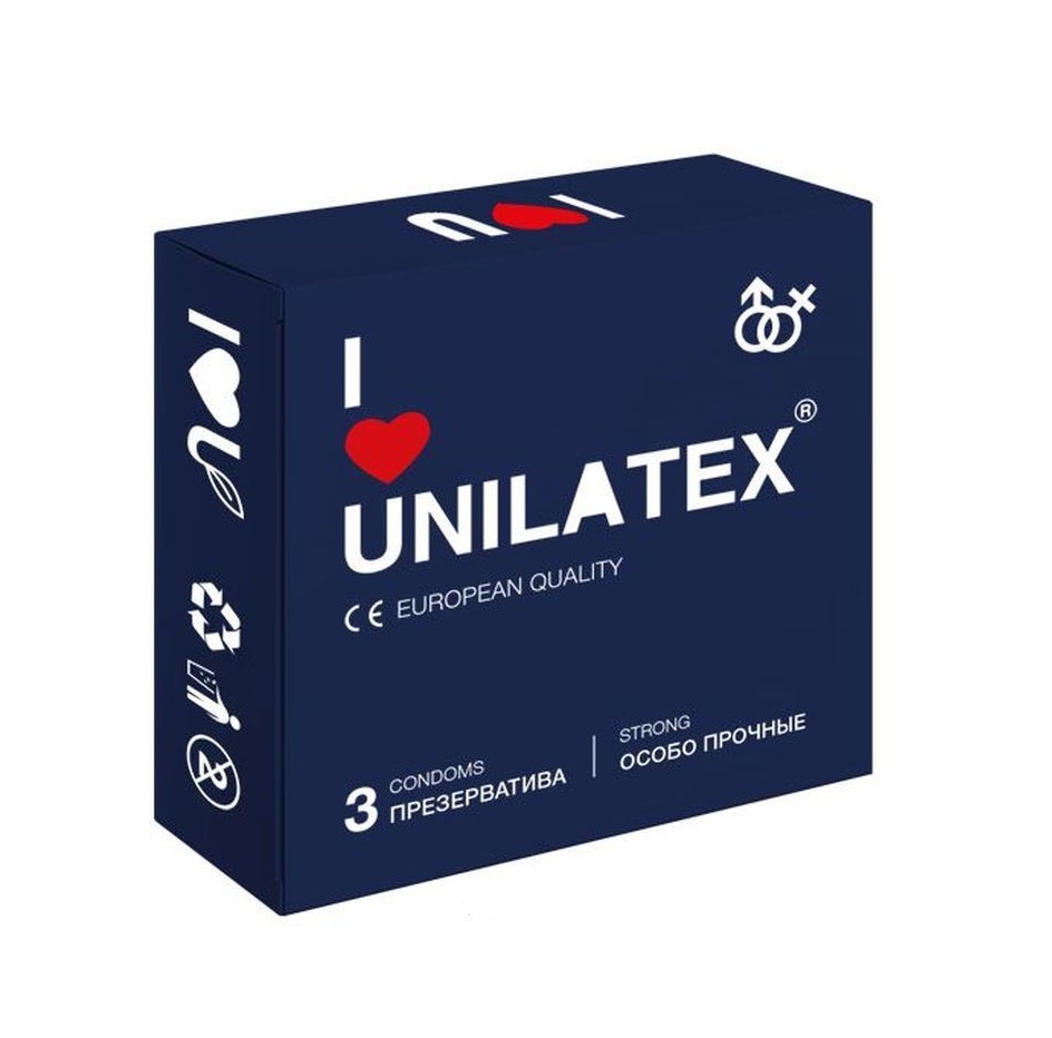 con90024 - Презервативы "Unilatex Extra Strong", 3 шт. con90024 - Презервативы "Unilatex Extra Strong", 3 шт.