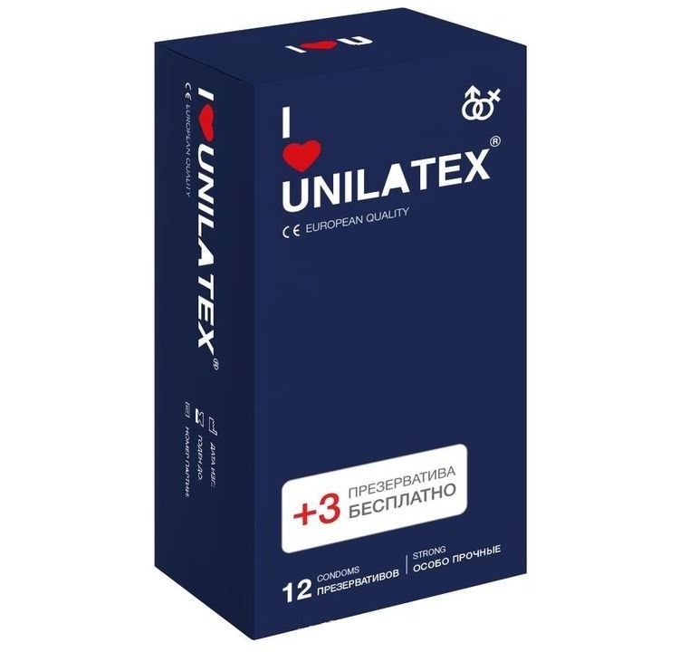 con90025 - Презервативы "Unilatex Extra Strong", 15 шт. con90025 - Презервативы "Unilatex Extra Strong", 15 шт.