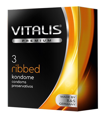 con80034 - Презервативы "Vitalis Premium Ribbed", 3 шт. con80034 - Презервативы "Vitalis Premium Ribbed", 3 шт.