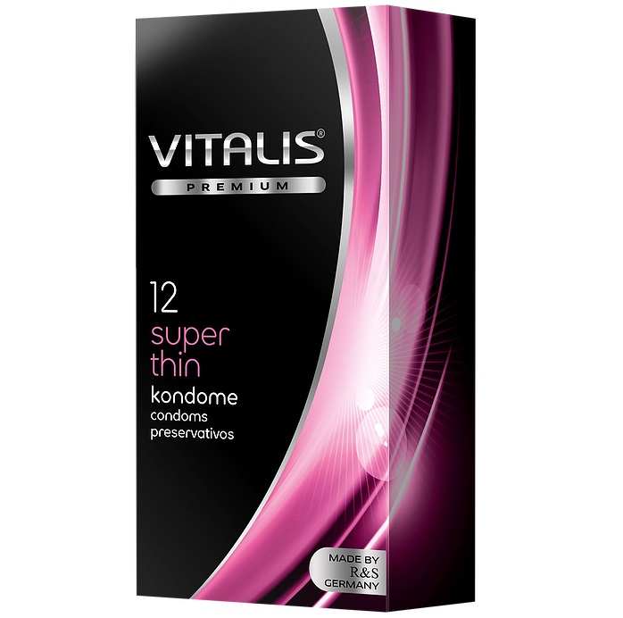 con80028 - Презервативы "Vitalis Premium Super Thin", 12 шт. con80028 - Презервативы "Vitalis Premium Super Thin", 12 шт.