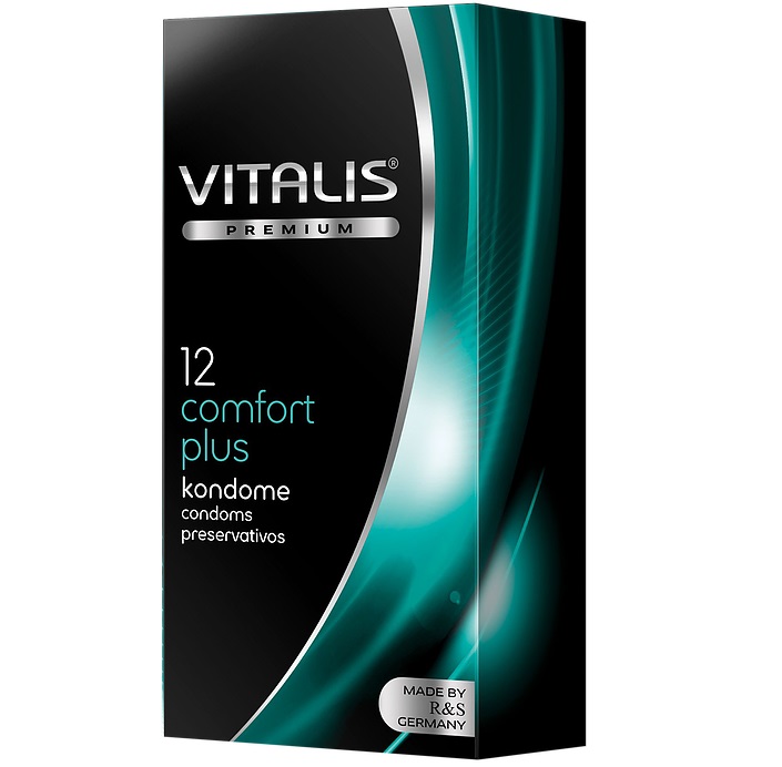 con80023 - Презервативы "Vitalis Premium Comfort Plus", 12 шт. con80023 - Презервативы "Vitalis Premium Comfort Plus", 12 шт.