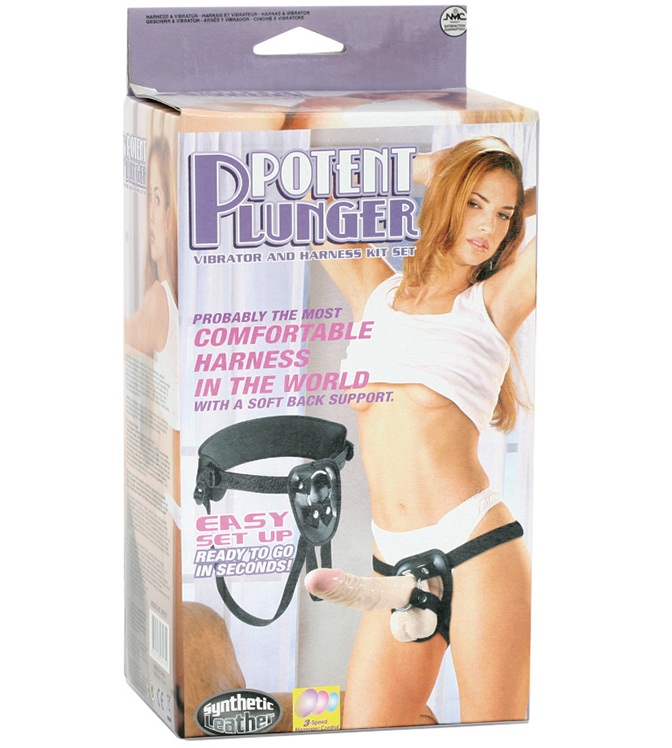 t111070 - Страпон "Potent Plunger Harness With 8 Vibrator" t111070 - Страпон "Potent Plunger Harness With 8 Vibrator"