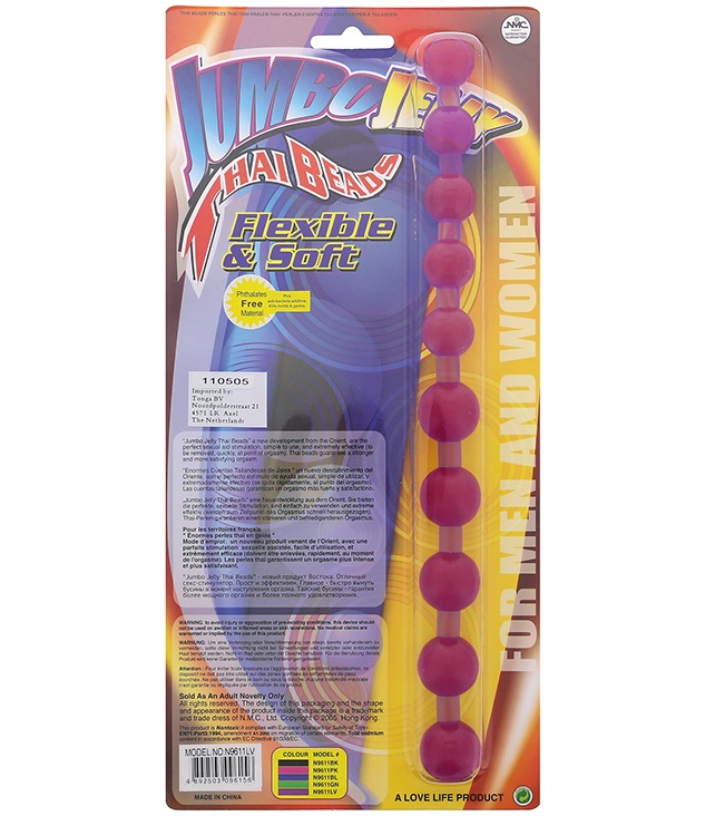 t110505 - Анальные бусы "Jumbo JELLY Thai Beads" t110505 - Анальные бусы "Jumbo JELLY Thai Beads"