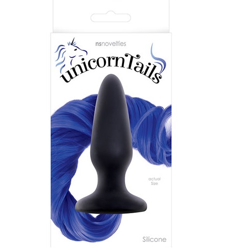 t280297 - Анальная пробка "Unicorn Tails Blue" t280297 - Анальная пробка "Unicorn Tails Blue"