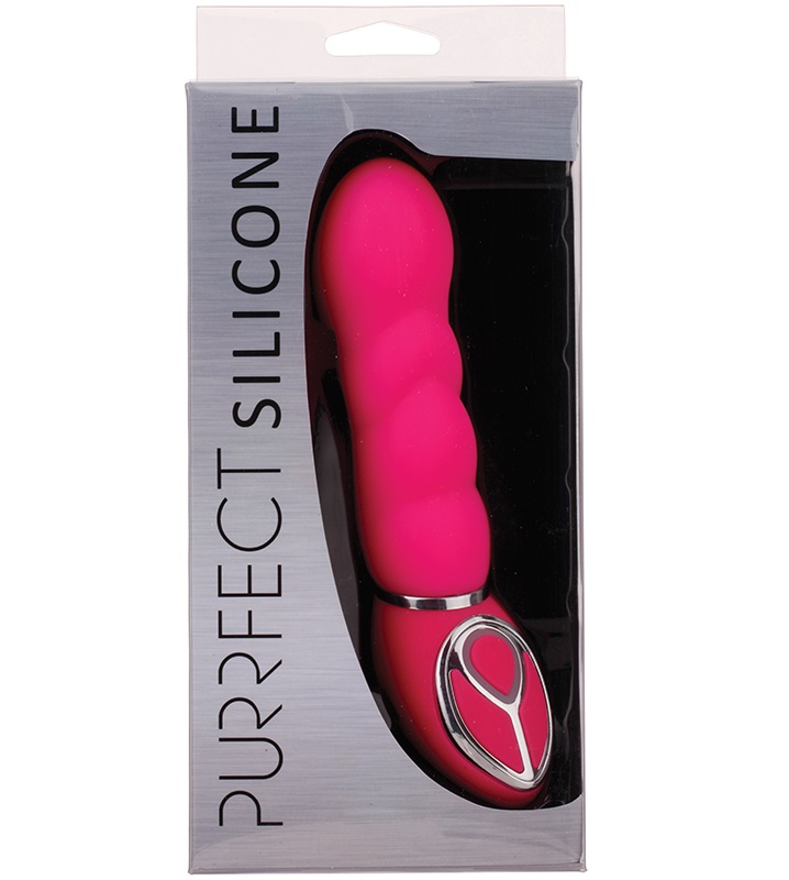 dd20808 - Вибромассажер "Purrfect Silicone Vibrator Pink" dd20808 - Вибромассажер "Purrfect Silicone Vibrator Pink"