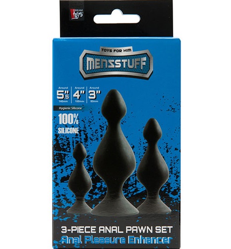 dd21283 - Набор массажеров "Menzstuff 3-Piece Anal Pawn Set" dd21283 - Набор массажеров "Menzstuff 3-Piece Anal Pawn Set"