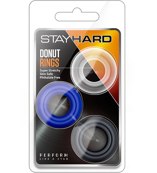 t330568 - Набор колец "Stay Hard Donut Rings" t330568 - Набор колец "Stay Hard Donut Rings"