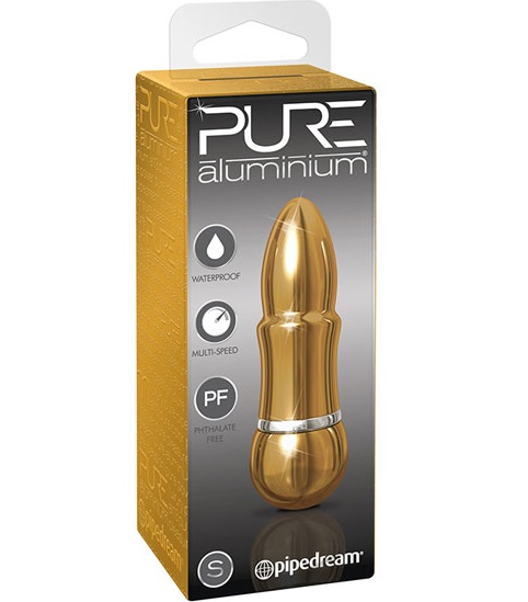 dd44518 - Вибростимулятор "Pure Aluminium Gold" dd44518 - Вибростимулятор "Pure Aluminium Gold"