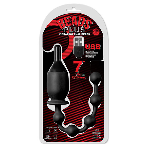 t111717 - Анальная цепочка "Vibrating Butt Beads With USB Plug" t111717 - Анальная цепочка "Vibrating Butt Beads With USB Plug"