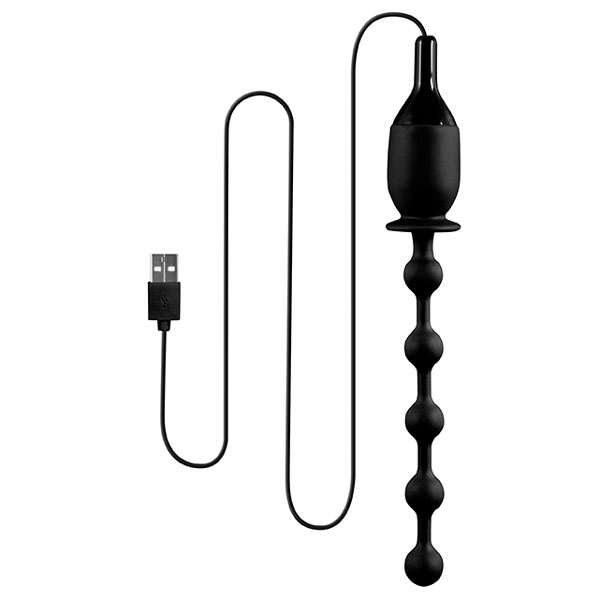t111717 - Анальная цепочка "Vibrating Butt Beads With USB Plug" t111717 - Анальная цепочка "Vibrating Butt Beads With USB Plug"
