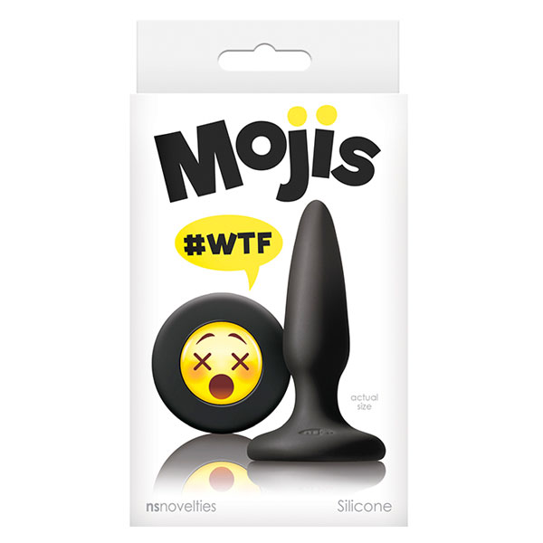 t280538 - Анальная пробка "Mojis WTF Black" t280538 - Анальная пробка "Mojis WTF Black"