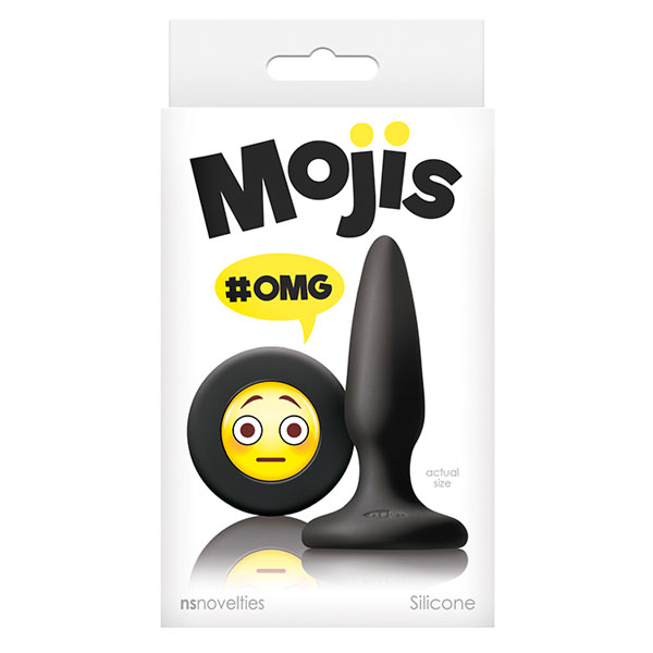 t280540 - Анальная пробка "Mojis OMG Black" t280540 - Анальная пробка "Mojis OMG Black"