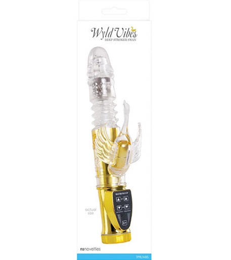 t280271 - Вибромассажер "Wyld Vibes Swan Gold" t280271 - Вибромассажер "Wyld Vibes Swan Gold"