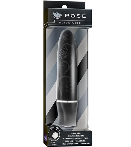 t330275 - Вибромассажер "Rose Bliss Vibe Black" t330275 - Вибромассажер "Rose Bliss Vibe Black"