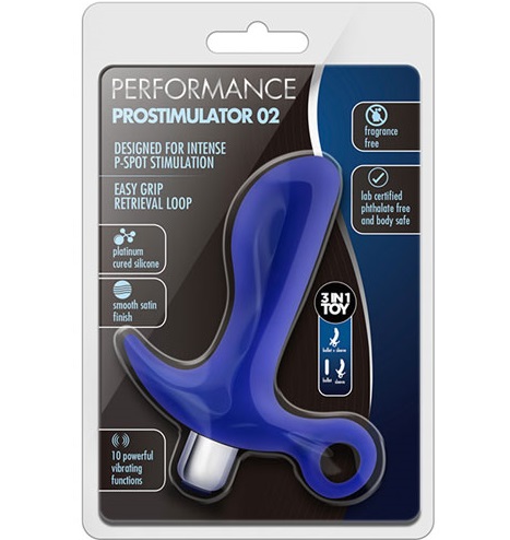 t330522 - Массажер простаты "Performance Prostimulator 02 Indigo" t330522 - Массажер простаты "Performance Prostimulator 02 Indigo"