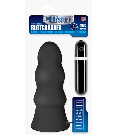 dd21022 - Анальный вибратор "Vibrating Buttcrasher Waved" dd21022 - Анальный вибратор "Vibrating Buttcrasher Waved"