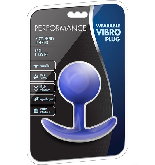 t330515 - Анальная пробка "Performance Wearable Vibra Plug Indigo" t330515 - Анальная пробка "Performance Wearable Vibra Plug Indigo"