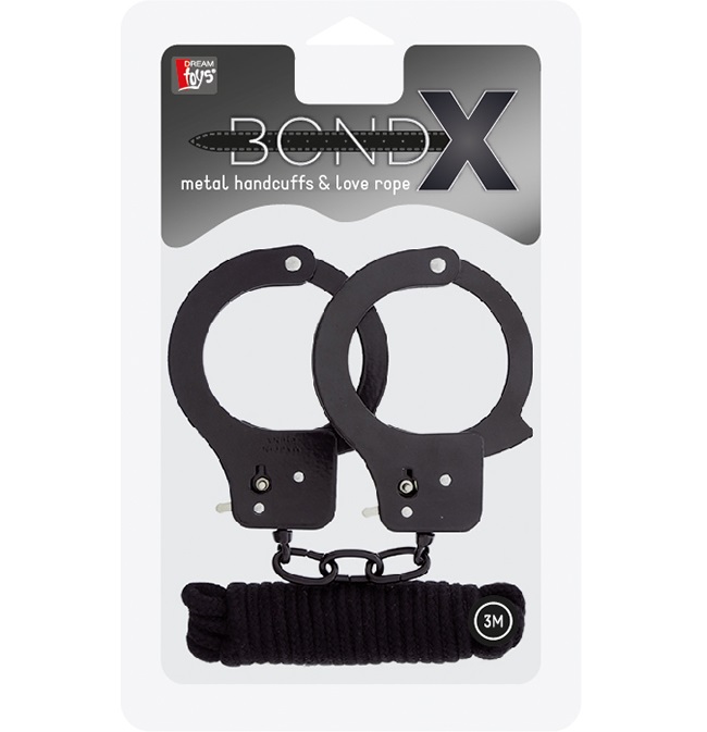 dd20870 - Наручники "Bondx Metal Cuffs & Love Rope Set" dd20870 - Наручники "Bondx Metal Cuffs & Love Rope Set"