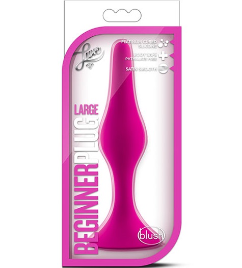 t331147 - Анальная пробка "Luxe Beginner Plug Large Pink" t331147 - Анальная пробка "Luxe Beginner Plug Large Pink"