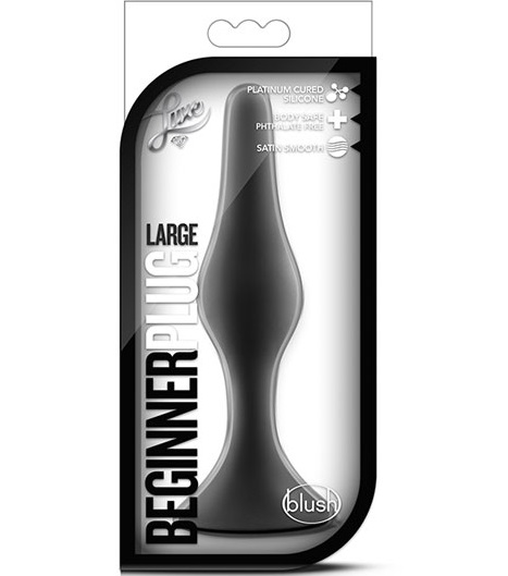 t331148 - Анальная пробка "Luxe Beginner Plug Large Black" t331148 - Анальная пробка "Luxe Beginner Plug Large Black"